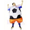 Monde Coupe Pays-Bas Football Football Joueur Gonflable Halloween Noël Les costumes pour Adultes