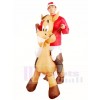 Balade sur Cheval Coup Up Âne Gonflable Halloween Noël Les costumes pour Adultes