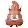 Emoji Caca Pile Smiley Visage Merde Gonflable Halloween Noël Les costumes pour Adultes