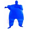 Bleu Plein Corps Costume Gonflable Halloween Noël Les costumes pour Adultes