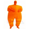 Orange Plein Corps Costume Gonflable Halloween Noël Les costumes pour Adultes