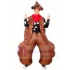Occidental Cow-boy Gonflable Halloween Noël Les costumes pour Adultes