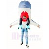A mangé par Requin Gonflable Halloween Coup Up Les costumes pour Adultes