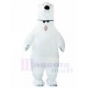 blanc Polaire Ours Gonflable Halloween Noël Vacances Les costumes pour Adultes