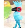 Rio Bleu Perroquet Oiseau Gonflable Halloween Noël Coup Up Les costumes pour Adultes