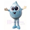 Bleu Eau Gouttelette Mascotte Les costumes