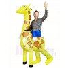 Girafe Porter moi sur Noël Gonflable Halloween Noël Les costumes pour Adultes