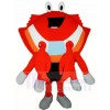 Orange Crabe Mascotte Les costumes Fruit de mer