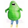 chasseurs de fantômes Slimer vert Monstre Gonflable Halloween Coup Up Les costumes pour Adultes