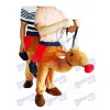 Carry Me Ride Rouge Nez Rudolph Piggyback Renne Mascotte Costume