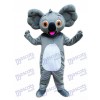 Koala avec costume de mascotte de langue rouge Animal