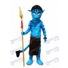 Déguisement de mascotte d'Avatar bleu Alien