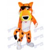 Orange Costume Mascotte Cheetah Orange Animal