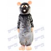 Costume de mascotte de rat gris Animal