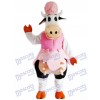 Vache en robe rose Mascotte Costume Animal