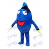 Découverte Dory Royal Bleu Soie Mascotte Costume Dessin animé Personnage