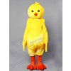 Costume de mascotte de poulet jaune fantastique Animal