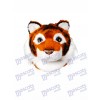 Tête de mascotte de tigre amical seulement Animal