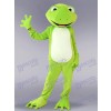 Costume de mascotte de grenouille verte Animal