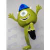 Monstre vert Mike Mascotte Costume Cartoon Anime