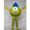 Monstre vert Mike Mascotte Costume Cartoon Anime