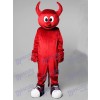 Costume de mascotte de diable maléfique de Halloween rouge Cartoon Anime