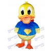 Costume bleu Costume de mascotte de canard Animal