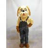 Costume de mascotte animal chien heureux