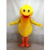 Costume de mascotte de grand canard jaune