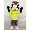 Nouveau golf Gopher en costume de mascotte de chemise jaune
