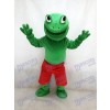 Nouvelle Grenouille Verte avec Red Shorts Mascotte Costume Animal