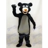 Costume adulte mascotte de l'ours noir aux cheveux longs Animal