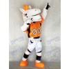 Nouveau Broncos de cheval de Mustang avec le costume de mascotte de crinière d'orange Animal