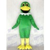 Costume de mascotte canard colvert vert entier mignon Animal