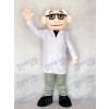 Nouveau costume de professeur de mascotte de docteur