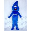 Costume de mascotte RainDrop bleu goutte d'eau