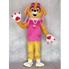 Paw Patrol Skye Adulte Mascotte Costume Rose Chien Personnage de dessin animé