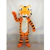 Costume de mascotte de tigre jaune indien mignon