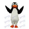 Costume adulte mascotte pingouin noir océan