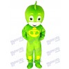 PJ Masks Greg Gekko Garçon en tenue verte Mascotte Costume