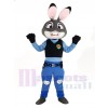 Zootopia Drôle Judy Hopps Police Mascotte Costume Dessin animé