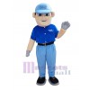 Homme costume de mascotte