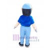 Homme costume de mascotte