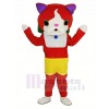 Yo-Kai Watch Jibanyan rouge Chat Mascotte Costume Dessin animé
