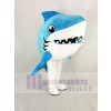 Mignonne Bleu Baleine Requin Mascotte Costume Dessin animé