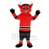 Nouveau Jersey rouge Diable Mascotte Costume