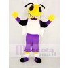 Jaune Frelons dans Violet Mascotte Costume École