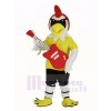 Coq avec Guitare Mascotte Costume Animal