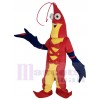 Crevette costume de mascotte