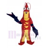 Crevette costume de mascotte